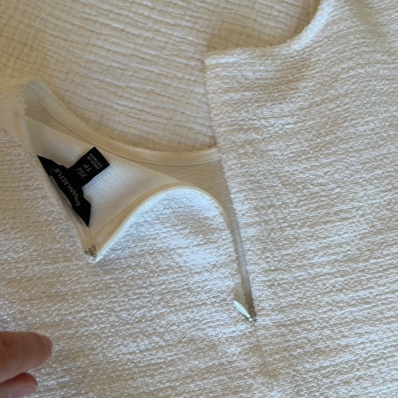 Banana Republic Textured Short Sleeve Top Size XS White - Picture 12 of 12